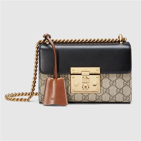 padlock small gg shoulder bag replica|Padlock small shoulder bag in GG supreme .